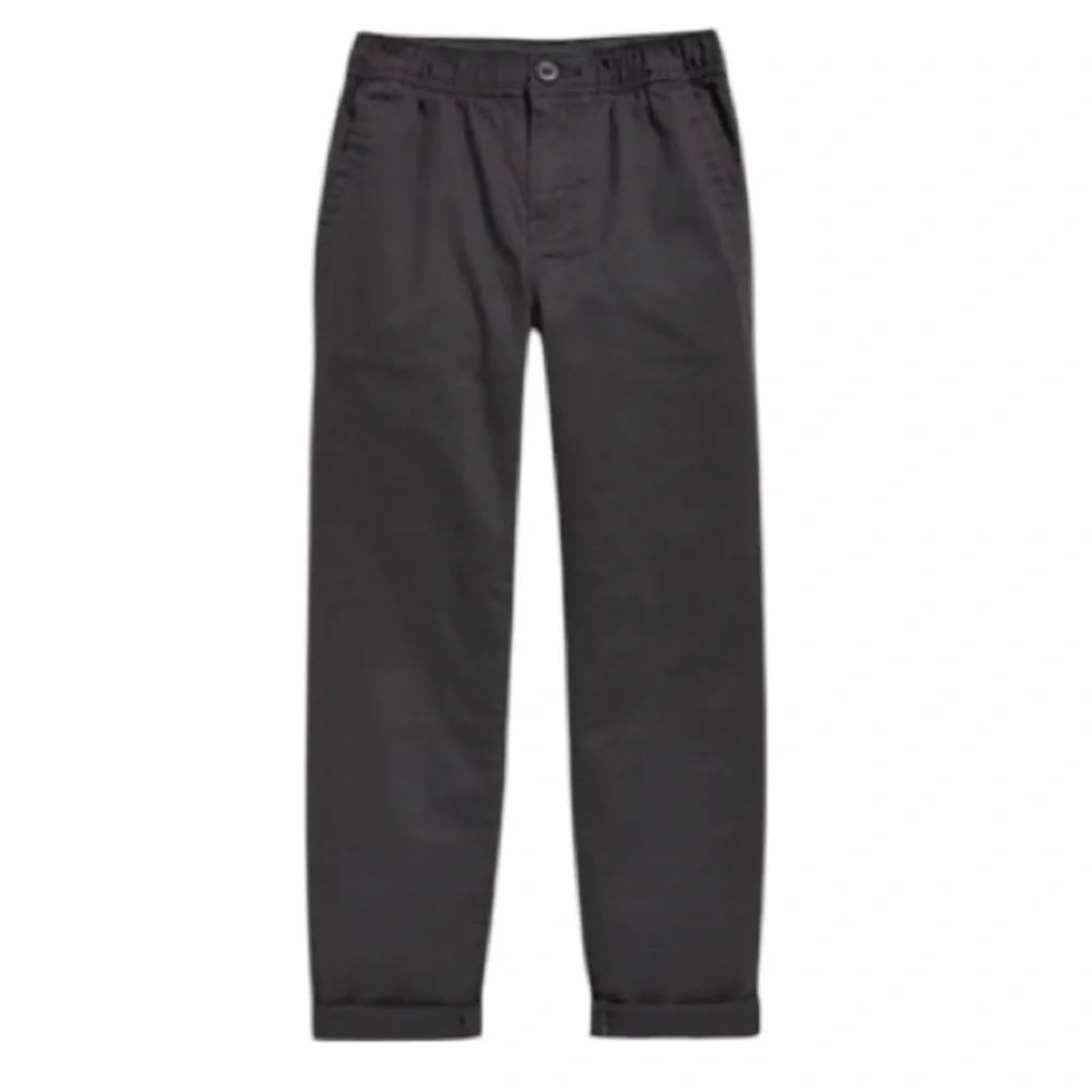 Old Navy boy’s dark gray taper built-in flex cotton chino pants size XXL